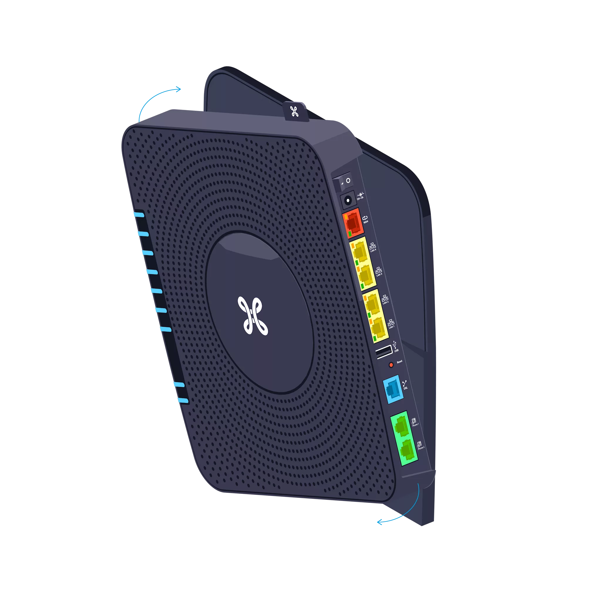B BOX profil modem support tracé V2 03