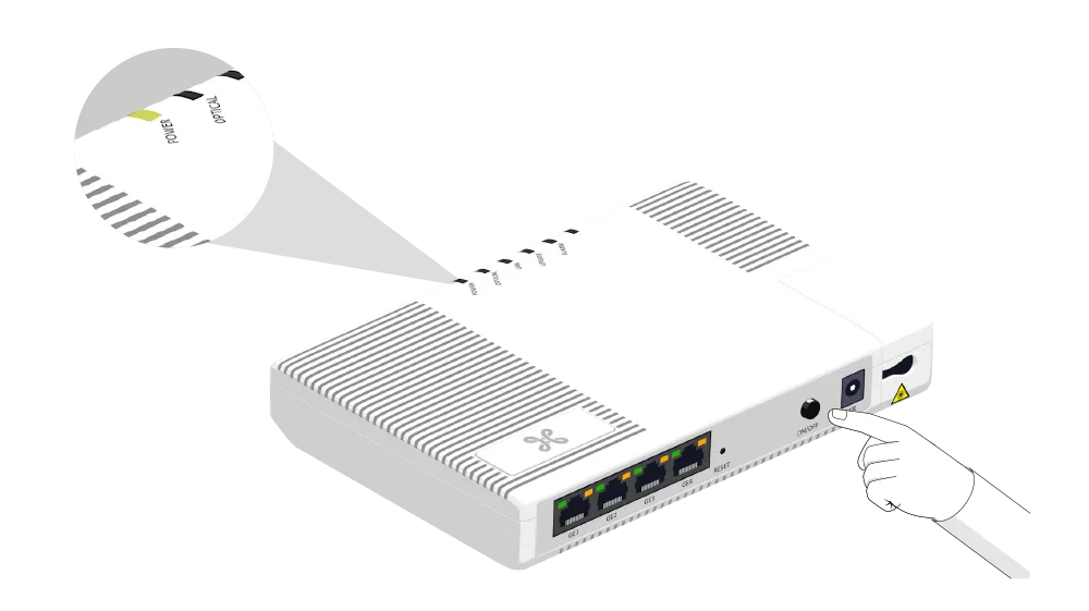 Internet Box Modem Fibre Gigabit V1 Step2